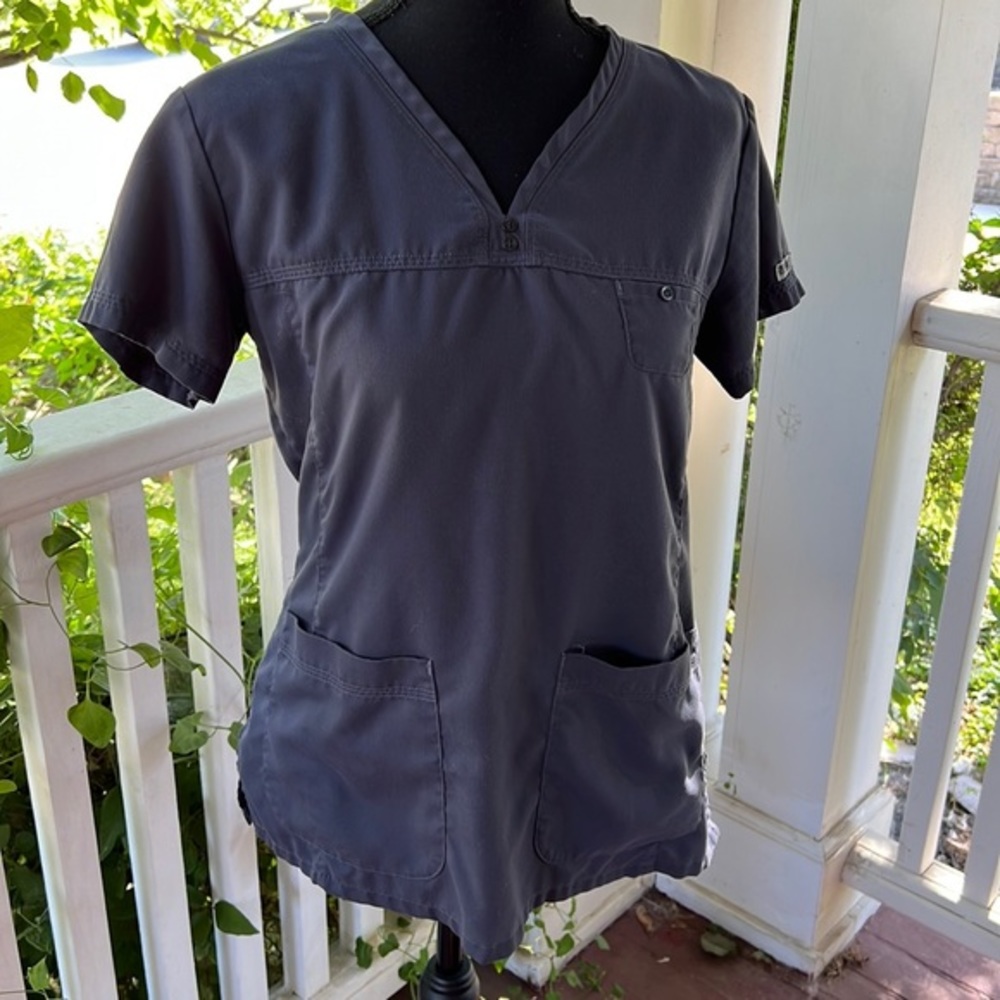 Navy Greys Anatomy by Barco Scrub Top